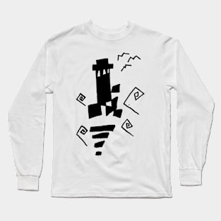 Thick and Blocky Lighthouse Long Sleeve T-Shirt